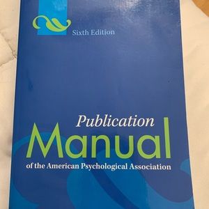 Publication Manual